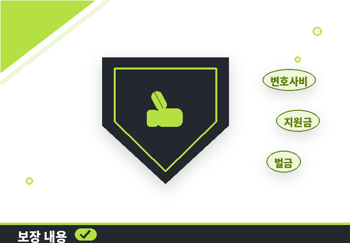 운전자보험 보장 내용 - 방패와 엄지척